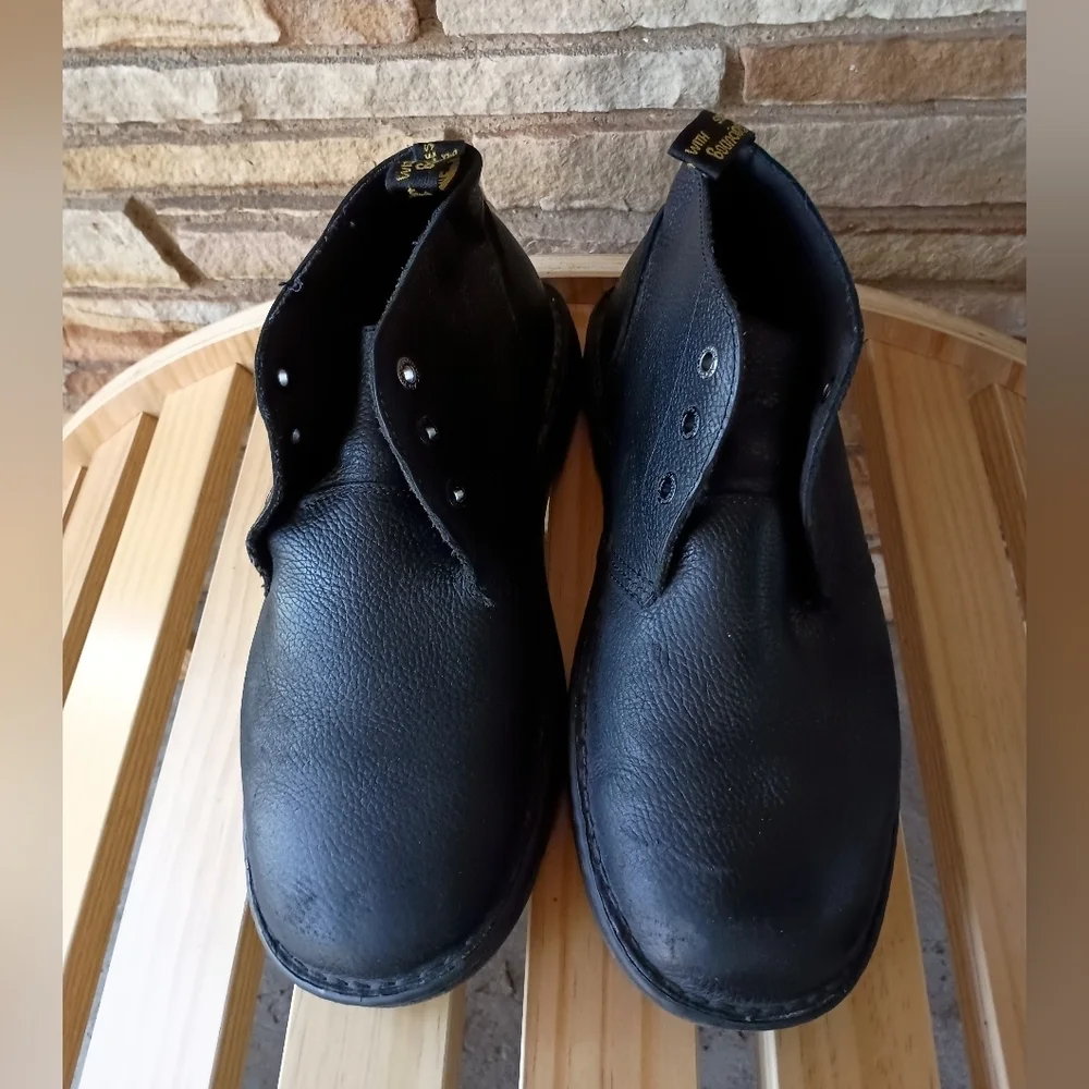 Dr Martens DM's Industrial Sussex Black Leather Chukka Boots Men's Size 13